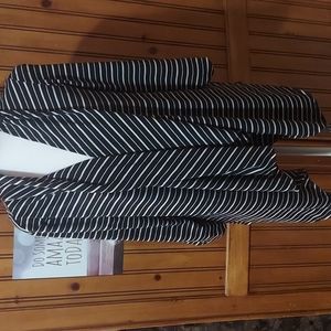 Striped open front top